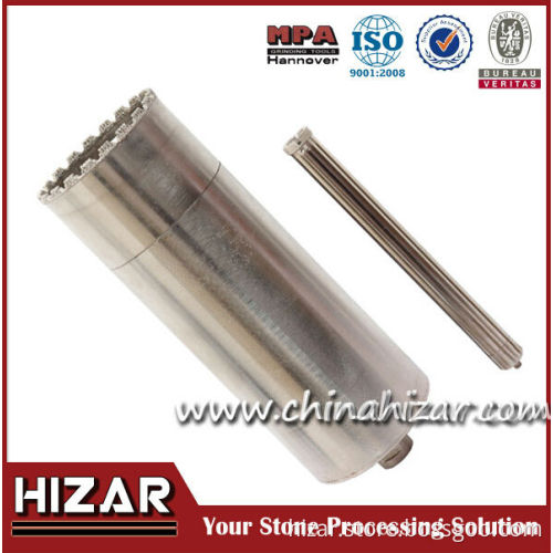 Angle core drill bit